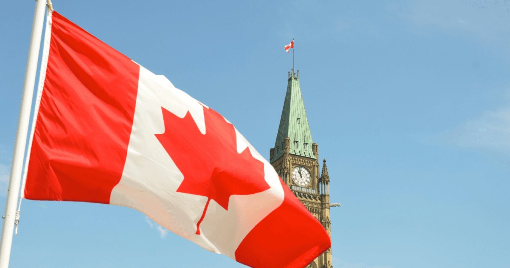 The Canadian flag