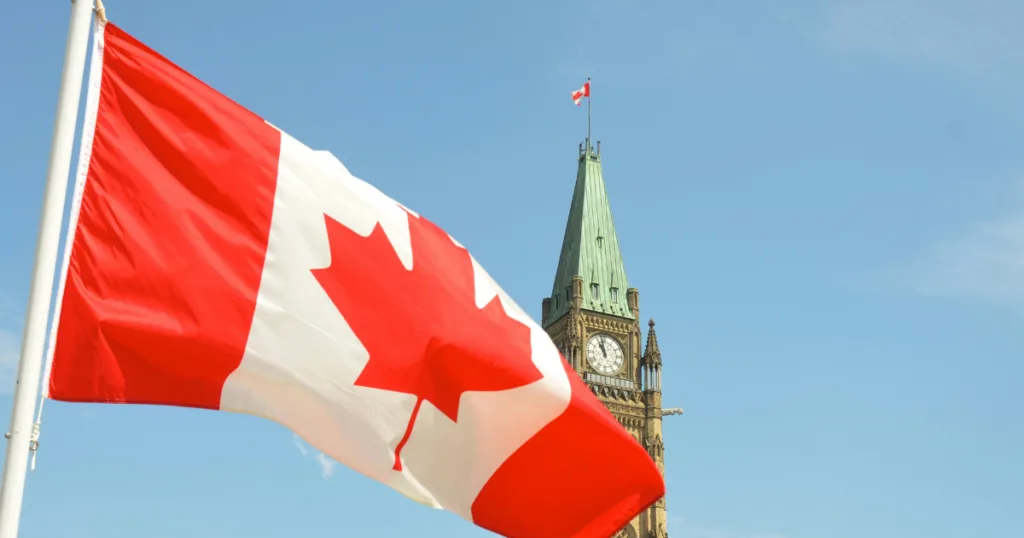 The Canadian flag