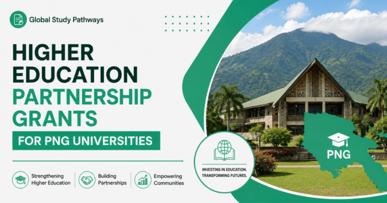 Australia Awards PNG's Higher Education Partnership Grants for Global Study Pathways